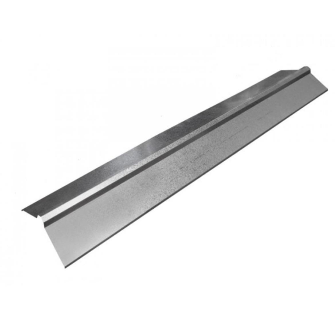 Galvanized ridge cap flashing profile